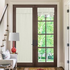 Faux Linen French Door
