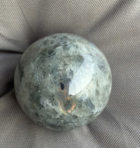 Labradorite crystal sphere - labradorite,