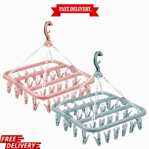 Sock hanger dryer washing line - sock,