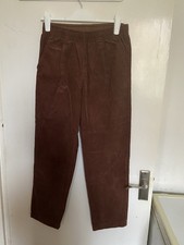 Uniqlo Ladies Velvet Cotton Trousers, Size Small