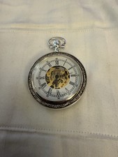 Agostini Skeleton Fob Watch