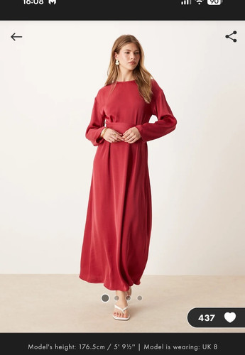 Asos design satin maxi - design, dress