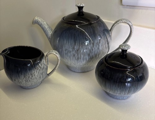 Denby halo teapot sugar bowl - halo, teapot,