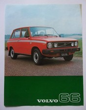 VOLVO 66 GL orig 1976 UK Mkt Sales Leaflet Brochure - not DAF