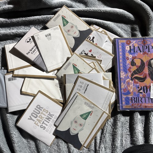 Job lot cards birthday - lot,