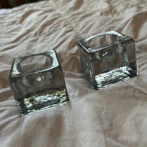 Crate barrel heavy glass - &,