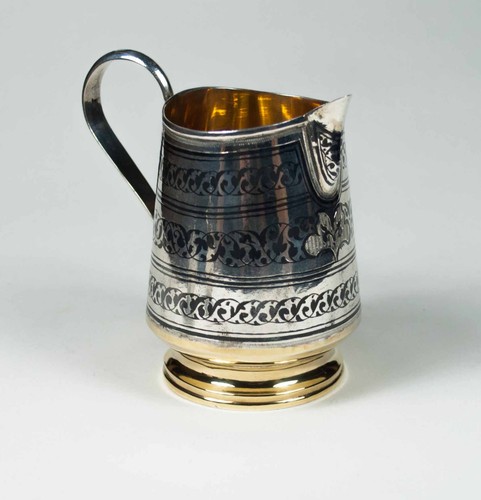 Russian silver niello cream - silver,