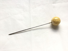 Vintage hat pin cream - vintage,