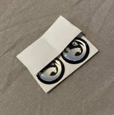 2 x VAUXHALL STYLE REMOTE KEY FOB 14mm LOGO EMBLEM BADGE STICKER FAST DESPATCH