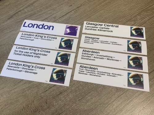 British rail carriage label - british,