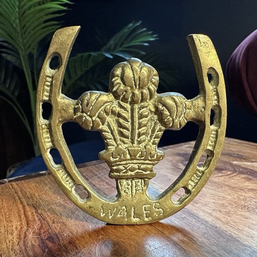 Vintage wales horse - vintage, brass