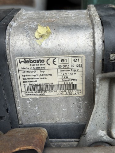 Genuine touran webasto - genuine, vw