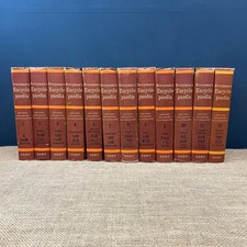 VINTAGE SET 12 X EVERYMAN'S ENCYCLOPAEDIA ILLUSTRATED VOLUMES 1970s HARDBACKS