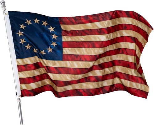 Tea stained american flag - american,