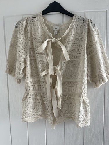 River island cream - tie, front