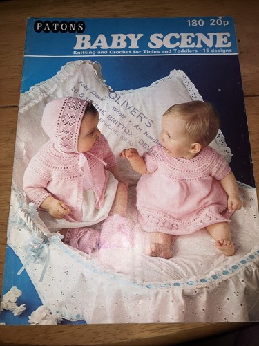 Patons baby scene vintage - baby,
