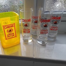 GORDONS dry  Gin set 4 tumbler