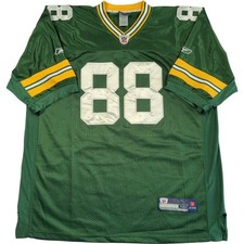 Reebok Green Bay Packers NFL Jersey Men's XXL Finley #88 Green Vintage Shirt