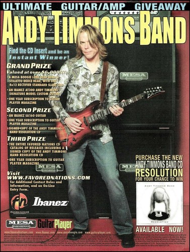 Andy timmons band ibanez sa160 - band,