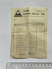 Invoice 1936 Garage Used