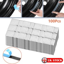 100 Adhesive Lead Free 60G Strips Stick On Wheel Balance Weights Cars Motorbike