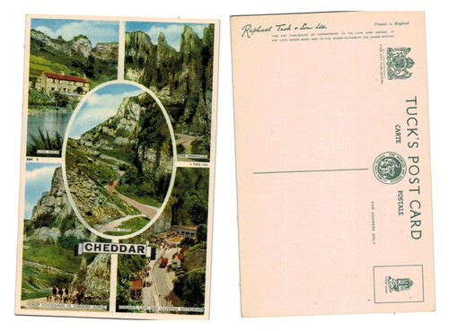 Vintage postcard cheddar - postcard,