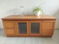 Nathan TV Media Cabinet Teak Vintage
