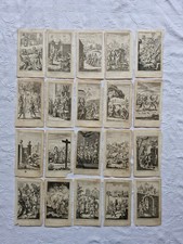 Original Old Antique Print