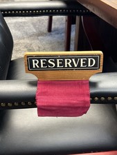 Vintage "Reserved” Church