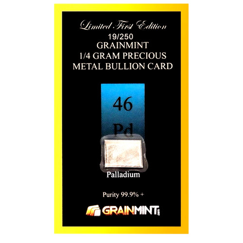 Gram pure palladium - 1/4,