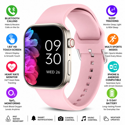 Smart watch women - watch, iphone
