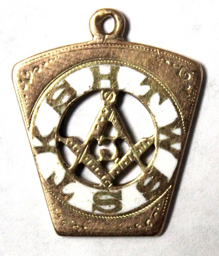 Masonic watch fob pendant - masonic,
