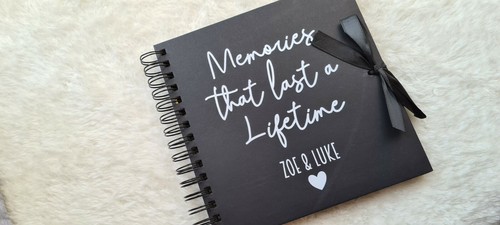 Personalised couples scrapbook - couples,