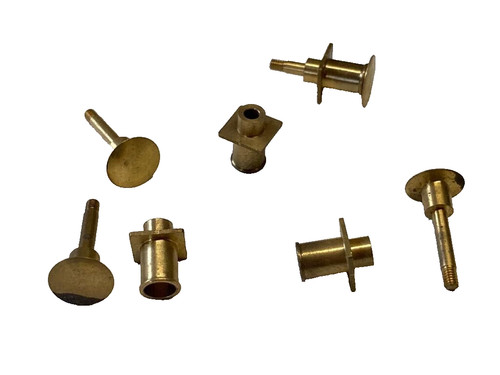 Gauge brass square based - o,