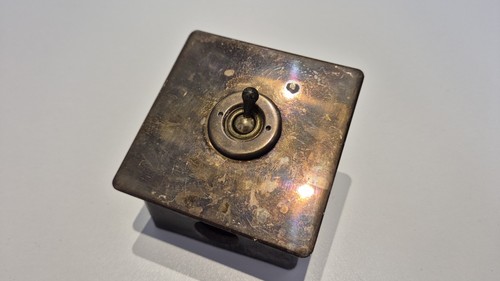 Vintage antique brass light - vintage,