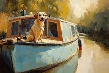 Canal Narrow Boat Landscape