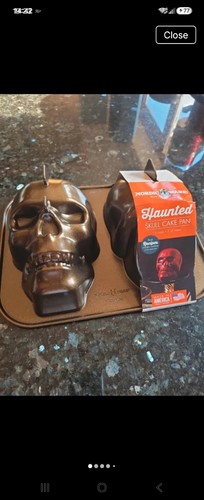 Nordic ware haunted skull cake - nordic,