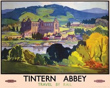 Tintern abbey steel fridge - abbey,