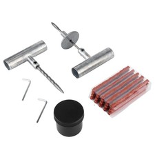 ⁺Tire Repair Kit Tubeless Tyre Puncture Plug Repairing Tool For Tractors Lawn