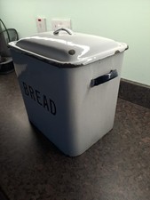 Enamel Antique Bread Bin