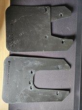 Rally Armor Mud flaps Black Flap shiny black Logo For Subaru Impreza 93-01 GC8 