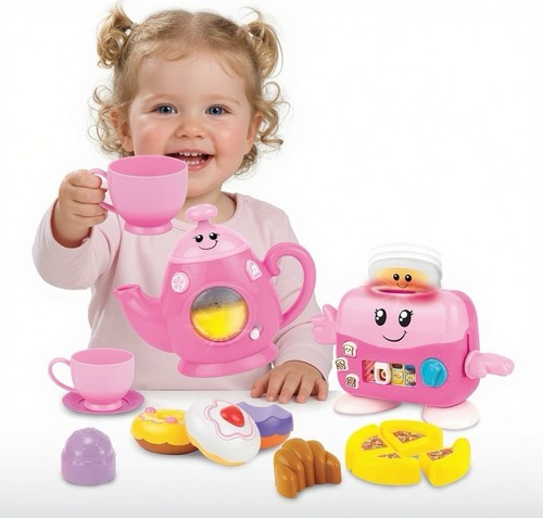 Kids pink tea party - pink, pop-up