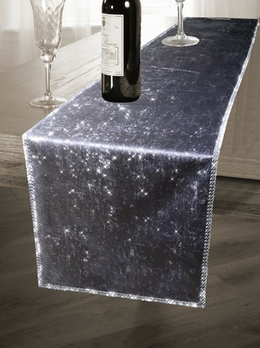 Crushed velvet ombre diamante - crushed,
