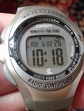 Old Skool Casio Wave Ceptor WV-50H. Module 2408. Original strap. GWO.