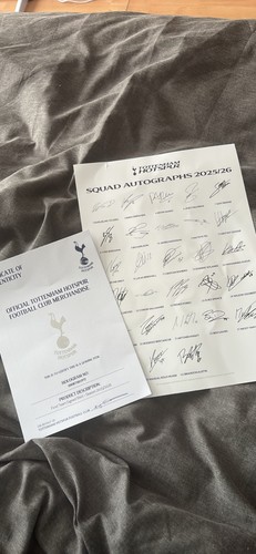 Tottenham multi signed - multi, 25/26