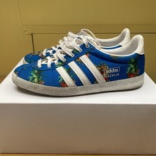 Women’s adidas Gazelle og x WC Farm, UK 3.5, EU 36, multicoloured, canvas, worn