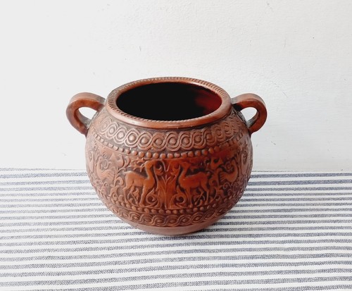 Vintage greek terracotta - greek,