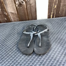 Havaianas Ladies Sandals Size 7 Black Flip Flops 39/40 EUR 41/42 USA 9/10W