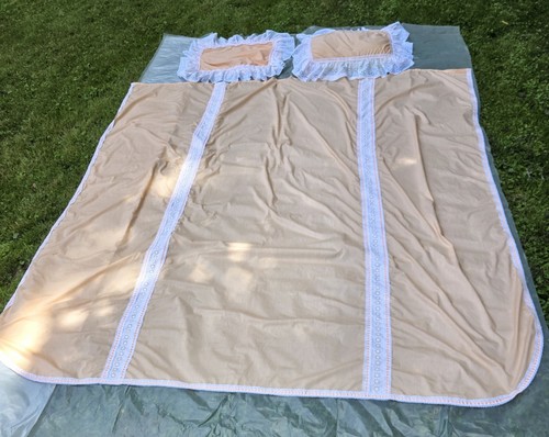 Vintage carlin peach - peach, bedspread