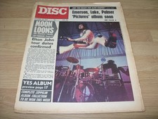 DISC & MUSIC ECHO Newspaper - OCT 30, 1971 - THE WHO Cover, ALICE COOPER, etc
